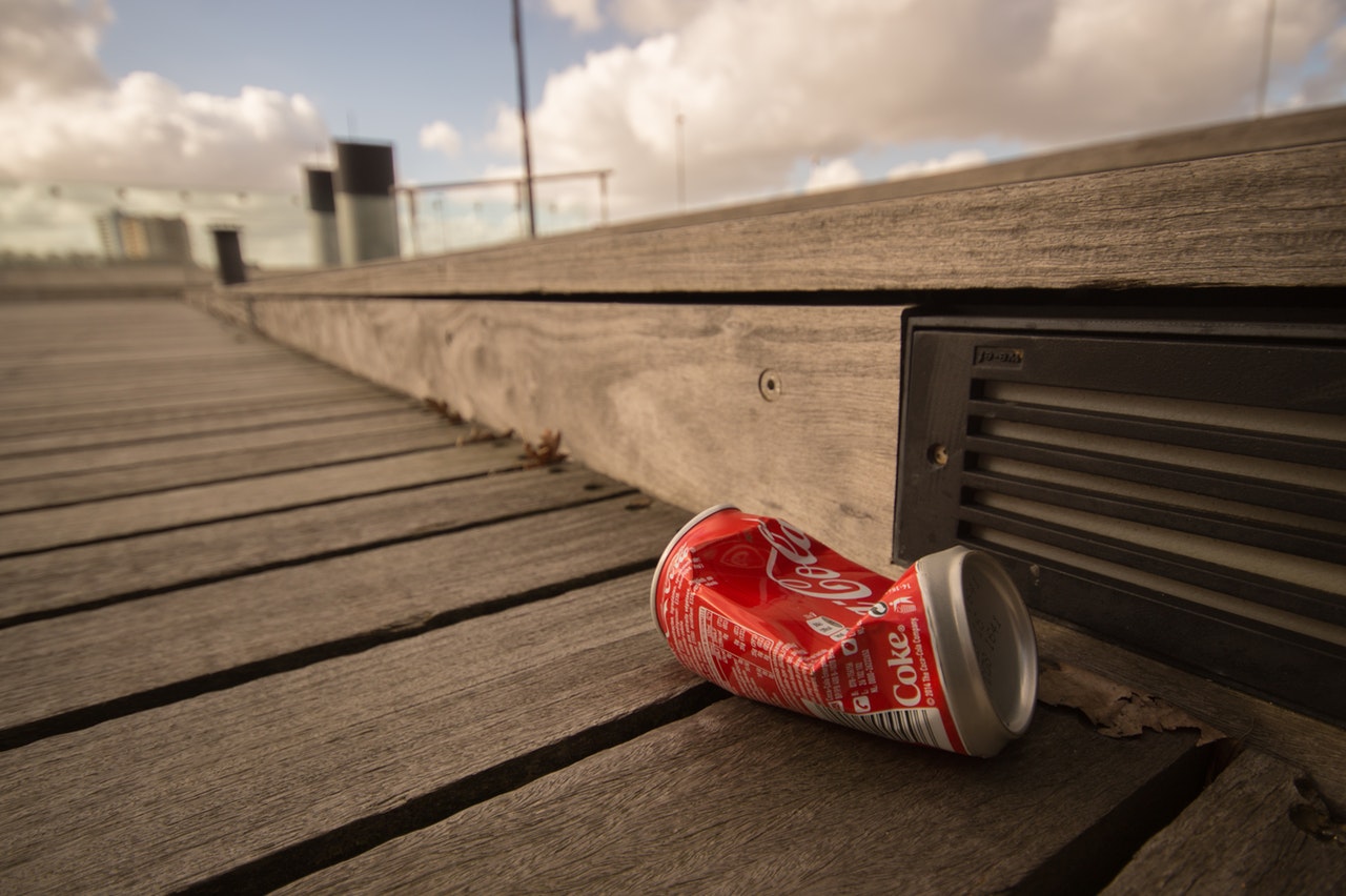 a soda can