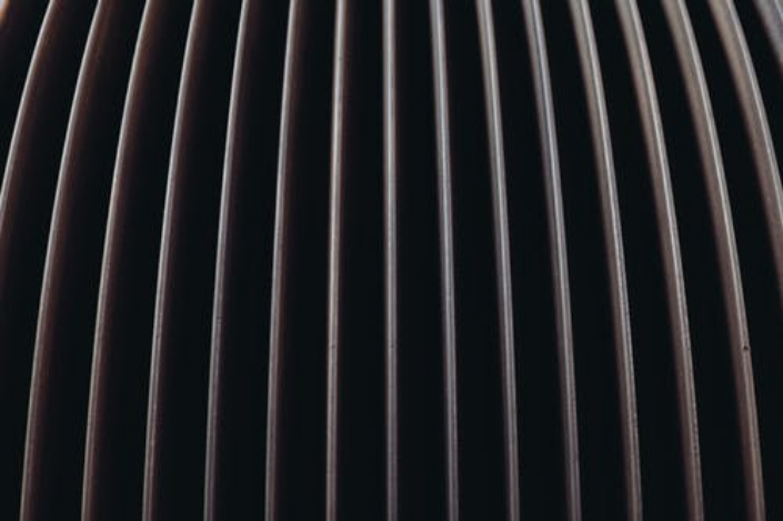 a closeup shot of steel grating